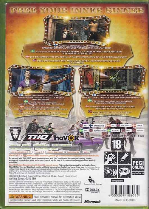 Saints Row 2 - XBOX 360 (B Grade) (Genbrug)